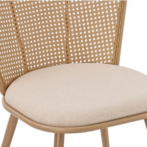 pak-058-000067-6 ΚΑΡΕΚΛΑ DANIELE PAKOWORLD ΦΥΣΙΚΟ PE RATTAN-ΜΠΕΖ ΥΦΑΣΜΑ-ΦΥΣΙΚΟ ΜΕΤΑΛΛΟ 46.5X57.5X77.5ΕΚ