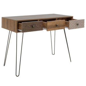 pak-066-000004-1 ΚΟΝΣΟΛΑ BOHO PAKOWORLD ΚΑΡΥΔΙ ΜΕ ΜΕΤΑΛΛΙΚΑ ΠΟΔΙΑ 100X50,5X74,5ΕΚ