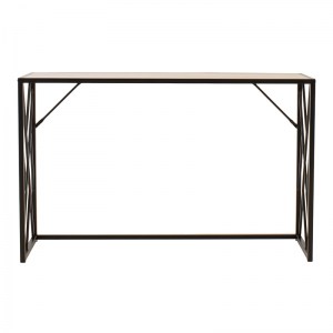 pak-066-000015-1 ΚΟΝΣΟΛΑ IVY PAKOWORLD ΧΡΩΜΑ ΚΑΡΥΔΙ-ΜΑΥΡΟ 120X35X75ΕΚ