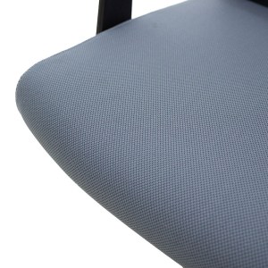 pak-069-000008-6 ΚΑΡΕΚΛΑ ΓΡΑΦΕΙΟΥ ΔΙΕΥΘΥΝΤΗ GHOST PAKOWORLD ΜΕ ΥΦΑΣΜΑ MESH ΧΡΩΜΑ ΜΑΥΡΟ - ΓΚΡΙ