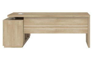 pak-069-000017-4 ΓΡΑΦΕΙΟ ΕΡΓΑΣΙΑΣ ΓΩΝΙΑΚΟ ΑΝΑΣΤΡΕΨΙΜΟ ΕΠΑΓΓΕΛΜΑΤΙΚΟ MINIMAL ΦΥΣΙΚΟ 200X170X75ΕΚ