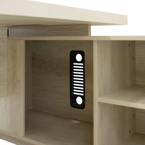 pak-069-000017-6 ΓΡΑΦΕΙΟ ΕΡΓΑΣΙΑΣ ΕΠΑΓΓΕΛΜΑΤΙΚΟ MINIMAL ΔΕΞΙΑ ΓΩΝΙΑ ΦΥΣΙΚΟ 200X170X75ΕΚ