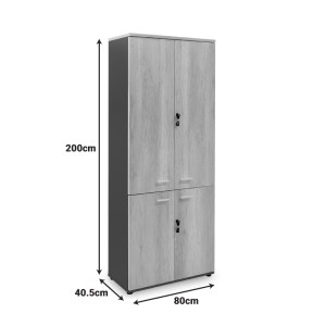 pak-069-000020-5 ΝΤΟΥΛΑΠΑ ΓΡΑΦΕΙΟΥ ΕΠΑΓΓΕΛΜΑΤΙΚΗ LOTUS PAKOWORLD ΧΡΩΜΑ ΦΥΣΙΚΟ - ΑΝΘΡΑΚΙ 80X40,5X200ΕΚ