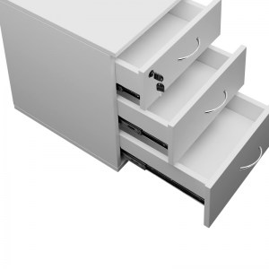 pak-069-000076-3 ΣΥΡΤΑΡΙΕΡΑ ΓΡΑΦΕΙΟΥ ΕΠΑΓΓΕΛΜΑΤΙΚΗ AMAZON PAKOWORLD ΤΡΟΧΗΛΑΤΗ ΛΕΥΚΟ ΜΕΛΑΜΙΝΗΣ 39X47X52.5ΕΚ