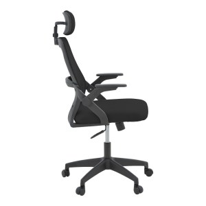 pak-069-000088-4 ΚΑΡΕΚΛΑ ΓΡΑΦΕΙΟΥ PEJA PAKOWORLD MESH ΥΦΑΣΜΑ ΜΑΥΡΟ 58X60X107-117ΕΚ