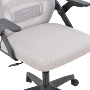 pak-069-000089-7 ΚΑΡΕΚΛΑ ΓΡΑΦΕΙΟΥ PEJA PAKOWORLD MESH ΥΦΑΣΜΑ ΓΚΡΙ-ΜΠΕΖ ΜΕ ΜΑΥΡΟ ΣΚΕΛΕΤΟ 58X60X107-117ΕΚ