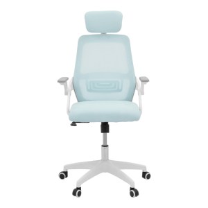 pak-069-000091-3 ΚΑΡΕΚΛΑ ΓΡΑΦΕΙΟΥ PEJA PAKOWORLD MESH ΥΦΑΣΜΑ ΣΙΕΛ-ΣΚΕΛΕΤΟΣ ΛΕΥΚΟ 58X60X107-117ΕΚ