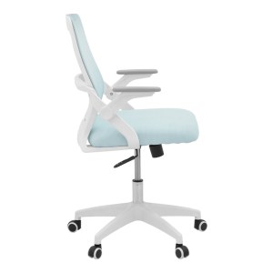pak-069-000095-2 ΚΑΡΕΚΛΑ ΓΡΑΦΕΙΟΥ REJI PAKOWORLD MESH ΥΦΑΣΜΑ ΣΙΕΛ-ΣΚΕΛΕΤΟΣ ΛΕΥΚΟ 58X60X89-99ΕΚ