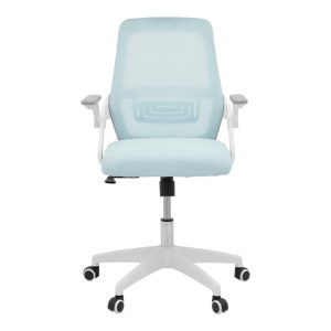 pak-069-000095-3 ΚΑΡΕΚΛΑ ΓΡΑΦΕΙΟΥ REJI PAKOWORLD MESH ΥΦΑΣΜΑ ΣΙΕΛ-ΣΚΕΛΕΤΟΣ ΛΕΥΚΟ 58X60X89-99ΕΚ