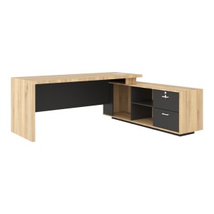 pak-069-000096 ΓΡΑΦΕΙΟ ΕΡΓΑΣΙΑΣ ΑΝΑΣΤΡΕΨΙΜΟ ΕΠΑΓΓΕΛΜΑΤΙΚΟ AMAZON PAKOWORLD ΣΕ ΦΥΣΙΚΗ-ΑΝΘΡΑΚΙ ΑΠΟΧΡΩΣΗ 200X170X75ΕΚ