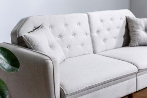 pak-071-000454-3 ΚΑΝΑΠΕΣ 3ΘΕΣΙΟΣ ΚΡΕΒΑΤΙ PWF-0179 ΜΕ ΥΦΑΣΜΑ ΚΡΕΜ 202X82X83ΕΚ
