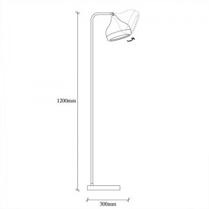 pak-071-000718-3 ΦΩΤΙΣΤΙΚΟ ΔΑΠΕΔΟΥ PWL-0068 PAKOWORLD E27 ΧΡΩΜΑ ΜΑΥΡΟ-ΜΠΡΟΝΖΕ 30X17X120ΕΚ