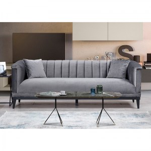 pak-071-001241-1 ΚΑΝΑΠΕΣ 3ΘΕΣΙΟΣ PWF-0541 PAKOWORLD ΒΕΛΟΥΔΟ ΑΝΘΡΑΚΙ 255X89X79ΕΚ