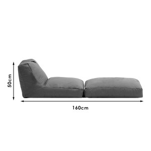 pak-071-001256-9 ΠΟΛΥΘΡΟΝΑ ΠΟΥΦ-ΚΡΕΒΑΤΙ PWF-0558 PAKOWORLD ΑΔΙΑΒΡΟΧΟ ΓΚΡΙ