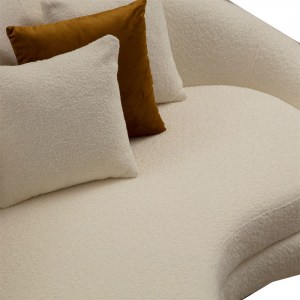 pak-071-001329-2 ΚΑΝΑΠΕΣ 3ΘΕΣΙΟΣ PWF-0589 PAKOWORLD ΥΦΑΣΜΑ CREAM 255X120X85ΕΚ