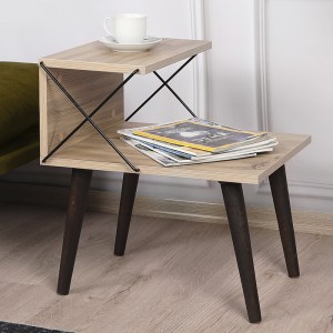 pak-071-001532-1 ΒΟΗΘΗΤΙΚΟ ΤΡΑΠΕΖΙ-ΚΟΜΟΔΙΝΟ GATHER PAKOWORLD SONOMA-ΚΑΡΥΔΙ 50X40X55ΕΚ