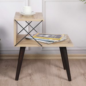 pak-071-001532-2 ΒΟΗΘΗΤΙΚΟ ΤΡΑΠΕΖΙ-ΚΟΜΟΔΙΝΟ GATHER PAKOWORLD SONOMA-ΚΑΡΥΔΙ 50X40X55ΕΚ