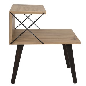 pak-071-001532-3 ΒΟΗΘΗΤΙΚΟ ΤΡΑΠΕΖΙ-ΚΟΜΟΔΙΝΟ GATHER PAKOWORLD SONOMA-ΚΑΡΥΔΙ 50X40X55ΕΚ