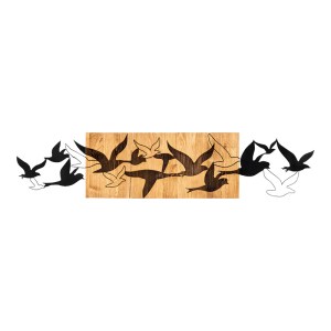 pak-071-001585 ΔΙΑΚΟΣΜΗΤΙΚΟ ΤΟΙΧΟΥ EXCORE PAKOWORLD ΞΥΛΟ ΠΕΥΚΟΥ ΣΕ ΦΥΣΙΚΗ ΑΠΟΧΡΩΣΗ ΜΕ ΜΑΥΡΟ ΜΕΤΑΛΛΟ 111X3X25ΕΚ