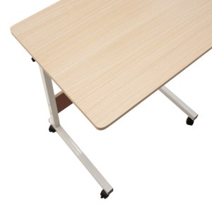pak-072-000024-8 ΓΡΑΦΕΙΟ PIPER PAKOWORLD ΜΕ ΑΥΞΟΜΕΙΩΣΗ ΥΨΟΥΣ-MDF ΦΥΣΙΚΟ-ΛΕΥΚΟ 60X40X69-90ΕΚ