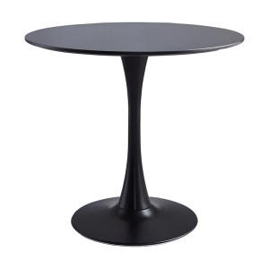 pak-072-000084 ΤΡΑΠΕΖΙ ELIJAH PAKOWORLD ΜΑΥΡΟ Φ60X74CM