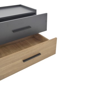 pak-072-000104-6 ΚΟΜΟΔΙΝΟ SONLEN PAKOWORLD MDF ΣΕ SONOMA-ΑΝΘΡΑΚΙ ΑΠΟΧΡΩΣΗ 60X40X44.5ΕΚ