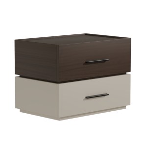 pak-072-000105-2 ΚΟΜΟΔΙΝΟ SONLEN PAKOWORLD ΜΕΛΑΜΙΝΗ ΚΑΙ MDF ΣΕ ΚΑΡΥΔΙ-ΜΠΕΖ ΑΠΟΧΡΩΣΗ 60X40X44.5ΕΚ