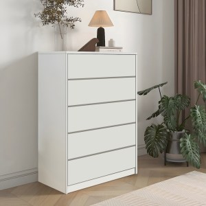 pak-072-000110-1 ΣΥΡΤΑΡΙΕΡΑ KUANGER PAKOWORLD MDF ΣΕ ΛΕΥΚΗ ΑΠΟΧΡΩΣΗ 80X40X109ΕΚ
