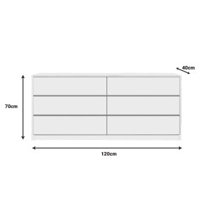 pak-072-000112-1 ΣΥΡΤΑΡΙΕΡΑ KUANGER PAKOWORLD MDF ΣΕ ΛΕΥΚΗ ΑΠΟΧΡΩΣΗ 120X40X70ΕΚ