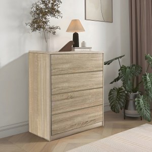 pak-072-000113-1 ΣΥΡΤΑΡΙΕΡΑ KUANGER PAKOWORLD MDF ΣΕ ΦΥΣΙΚΗ ΑΠΟΧΡΩΣΗ 80X40X80ΕΚ