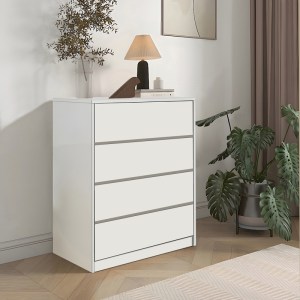 pak-072-000114-1 ΣΥΡΤΑΡΙΕΡΑ KUANGER PAKOWORLD MDF ΣΕ ΛΕΥΚΗ ΑΠΟΧΡΩΣΗ 80X40X80ΕΚ