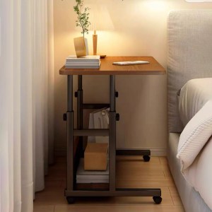 pak-072-000125-2 ΓΡΑΦΕΙΟ ΤΡΟΧΗΛΑΤΟ STOLU I PAKOWORLD MDF-METAL ΣΕ ΚΑΡΥΔΙ ΑΠΟΧΡΩΣΗ 80X40X68ΕΚ
