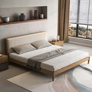 pak-072-000126-1 ΚΡΕΒΑΤΙ AKVA  PAKOWORLD ΔΙΠΛΟ MDF ΣΕ ΦΥΣΙΚΗ ΑΠΟΧΡΩΣΗ 150X200ΕΚ