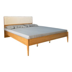 pak-072-000126 ΚΡΕΒΑΤΙ AKVA  PAKOWORLD ΔΙΠΛΟ MDF ΣΕ ΦΥΣΙΚΗ ΑΠΟΧΡΩΣΗ 150X200ΕΚ