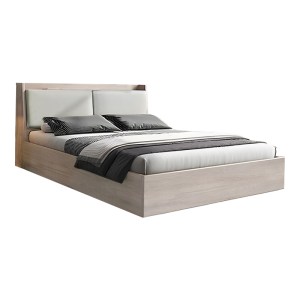 pak-072-000127 ΚΡΕΒΑΤΙ AKVARE PAKOWORLD ΔΙΠΛΟ MDF ΣΕ ΦΥΣΙΚΗ ΑΠΟΧΡΩΣΗ 150X200ΕΚ