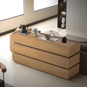 pak-072-000139-1 ΣΥΡΤΑΡΙΕΡΑ SONLEN PAKOWORLD MDF ΣΕ OAK ΑΠΟΧΡΩΣΗ 120X40X72ΕΚ