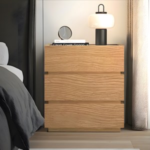 pak-072-000141-1 ΚΟΜΟΔΙΝΟ SONLEN PAKOWORLD MDF ΣΕ OAK ΑΠΟΧΡΩΣΗ 60X40X66ΕΚ