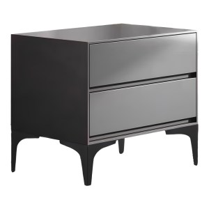 pak-072-000144 ΚΟΜΟΔΙΝΟ LAMESA PAKOWORLD MDF ΣΕ ΑΝΡΘΡΑΚΙ ΑΠΟΧΡΩΣΗ ΜΕ ΜΑΥΡΑ ΜΕΤΑΛΛΙΚΑ ΠΟΔΙΑ 50X40X48ΕΚ