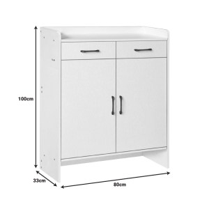 pak-072-000145-4 ΠΑΠΟΥΤΣΟΘΗΚΗ GAZEN PAKOWORLD 12 ΖΕΥΓΩΝ ΜΕ ΣΥΡΤΑΡΙΑ ΣΕ ΛΕΥΚΗ ΑΠΟΧΡΩΣΗ 80X33X100ΕΚ