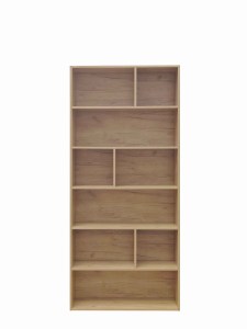 pak-072-000152 ΒΙΒΛΙΟΘΗΚΗ EVERGIN PAKOWORLD MDF ΣΕ OAK ΑΠΟΧΡΩΣΗ 80X30X180ΕΚ
