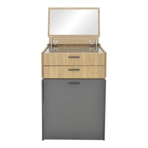 pak-072-000154-3 ΤΟΥΑΛΕΤΑ ΚΡΕΒΑΤΟΚΑΜΑΡΑΣ SONLEN PAKOWORLD ΑΝΘΡΑΚΙ-ΑΝΟΙΧΤΟ ΚΑΡΥΔΙ 60X45X122ΕΚ