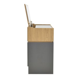 pak-072-000154-4 ΤΟΥΑΛΕΤΑ ΚΡΕΒΑΤΟΚΑΜΑΡΑΣ SONLEN PAKOWORLD ΑΝΘΡΑΚΙ-ΑΝΟΙΧΤΟ ΚΑΡΥΔΙ 60X45X122ΕΚ