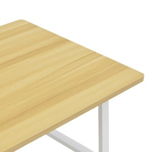 pak-072-000158-3 ΓΡΑΦΕΙΟ ΕΡΓΑΣΙΑΣ FERJE PAKOWORLD ΜΕ ΡΑΦΙΑ MDF ΣΕ ΑΝΟΙΧΤΟ ΚΑΡΥΔΙ ΜΕ ΛΕΥΚΗ ΑΠΟΧΡΩΣΗ 100X48X75ΕΚ