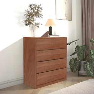 pak-072-000159-1 ΣΥΡΤΑΡΙΕΡΑ KUANGER PAKOWORLD MDF ΣΕ ΚΑΡΥΔΙ ΑΠΟΧΡΩΣΗ 80X40X80ΕΚ