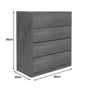 pak-072-000159-3 ΣΥΡΤΑΡΙΕΡΑ KUANGER PAKOWORLD MDF ΣΕ ΚΑΡΥΔΙ ΑΠΟΧΡΩΣΗ 80X40X80ΕΚ