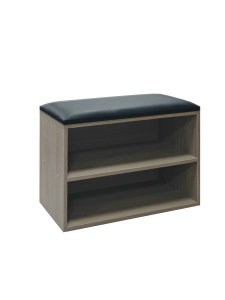 pak-072-000164-1 ΠΑΠΟΥΤΣΟΘΗΚΗ-ΣΚΑΜΠΟ KIANA PAKOWORLD 4 ΖΕΥΓΩΝ ΜΕ ΜΑΞΙΛΑΡΙ ΣΕ ΓΚΡΙ-OAK ΑΠΟΧΡΩΣΗ 60X32X44ΕΚ