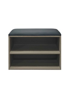 pak-072-000164 ΠΑΠΟΥΤΣΟΘΗΚΗ-ΣΚΑΜΠΟ KIANA PAKOWORLD 4 ΖΕΥΓΩΝ ΜΕ ΜΑΞΙΛΑΡΙ ΣΕ ΓΚΡΙ-OAK ΑΠΟΧΡΩΣΗ 60X32X44ΕΚ