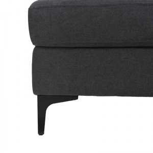 pak-074-000003-6 ΓΩΝΙΑΚΟΣ ΚΑΝΑΠΕΣ ΜΕ ΣΚΑΜΠΩ SLIM ΥΦΑΣΜΑΤΙΝΟΣ ΧΡΩΜΑ ΑΝΘΡΑΚΙ ΜΕ ΜΑΞΙΛΑΡΙΑ 185X140X70ΕΚ