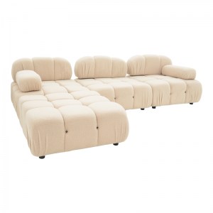 pak-074-000022 KΑΝΑΠΕΣ ΤΡΙΘΕΣΙΟΣ ΜΕ ΣΚΑΜΠΟ HYPNOTIC PAKOWORLD ΜΠΟΥΚΛΕ ΜΠΕΖ ΜΕ ΜΑΞΙΛΑΡΙΑ 196X98X74ΕΚ