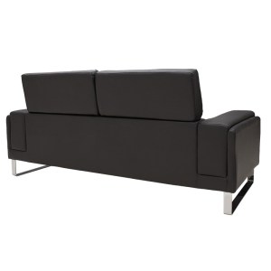 pak-074-000037-5 ΣΕΤ ΣΑΛΟΝΙΟΥ SHEA PAKOWORLD 2ΤΕΜ PU ΣΕ ΜΑΥΡΗ ΑΠΟΧΡΩΣΗ